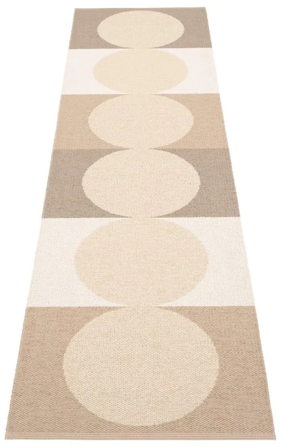 Бежова и кремава пътека за открито и закрито 70x280 cm Otto Grain – Pappelina