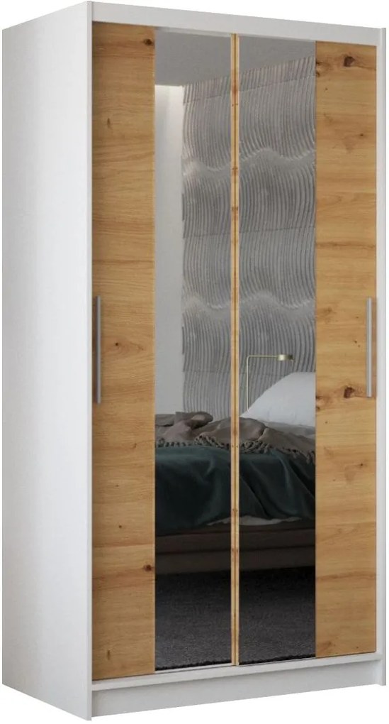 Гардероб Drogo 100 Sliding-White-Artisan