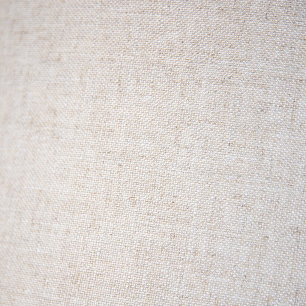 Подова лампа стомана със светлосив абажур 50 см - Editor