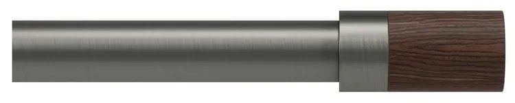 Стоманен разтегателен корниз 183 - 366 см Blok - Umbra