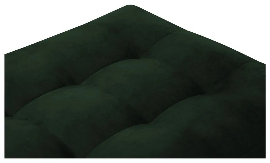 Столче за крака от зелено кадифе Santo - Milo Casa