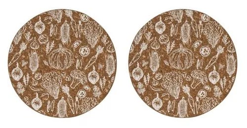 Коркови подложки за саксии в комплект от 2 бр. ø 20 cm Veggie - Ladelle