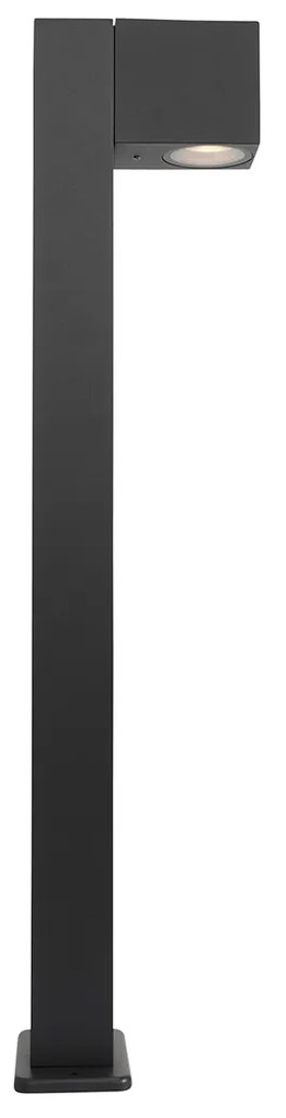 Индустриална стоеща лампа за външно ползване тъмно сива 65 см IP44 - Baleno