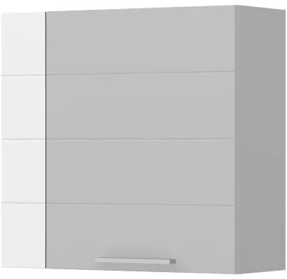 Възможност за персонализиране Висящ шкаф разширение Hudson V7-White - White glossy