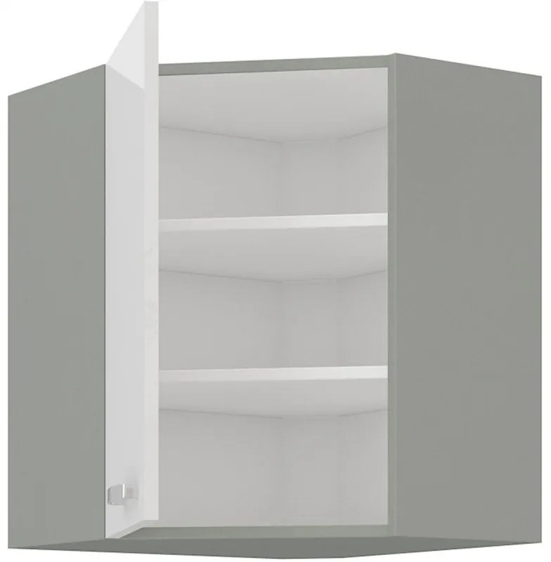 Стенен ъглов шкаф Ingrid 58x58-White