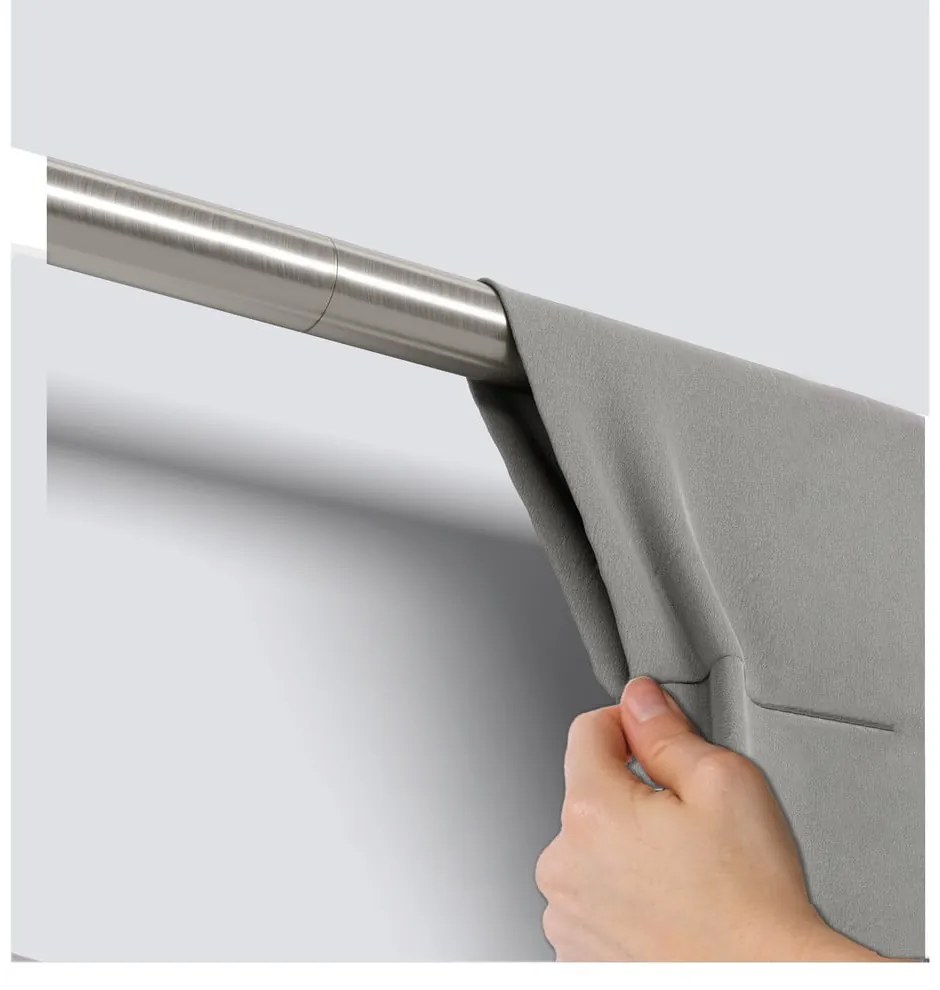 Стоманен разширяем прът за завеси 81 - 163 cm Zen – Umbra