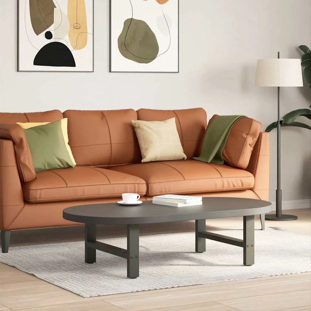 Sonata H Крака за масичка за кафе антрацит 2 бр. 60x(30-31) см стомана