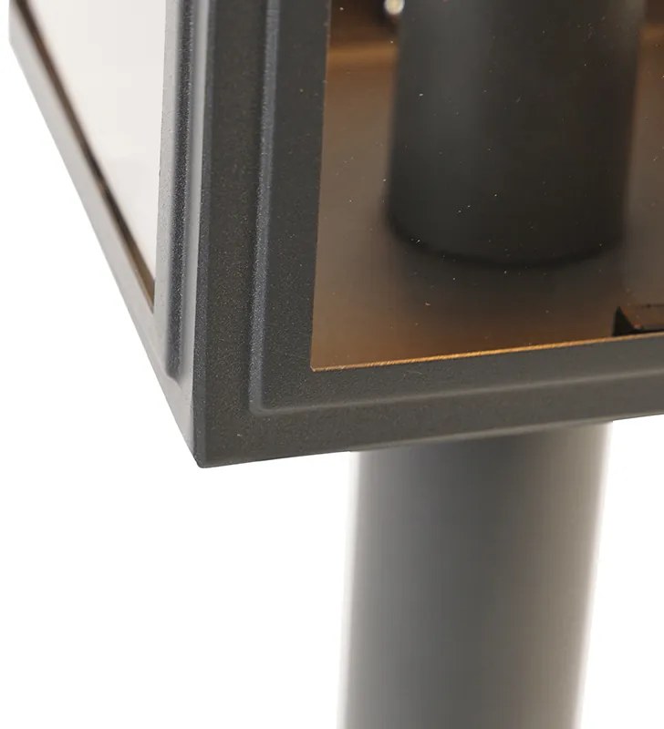 Външна лампа стълб сива 50 см IP44 - Sutton