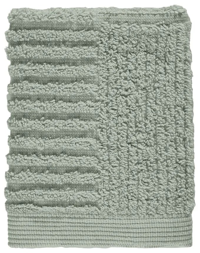 Светлозелена памучна кърпа от тери 30x30 cm Classic – Zone