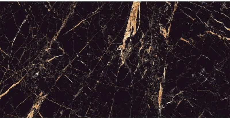 Mexen Python Gold глазирана шлифована плочка G1, подова и стенна плочка 120 x 60 см, висок блясък - TL212-120-060-00