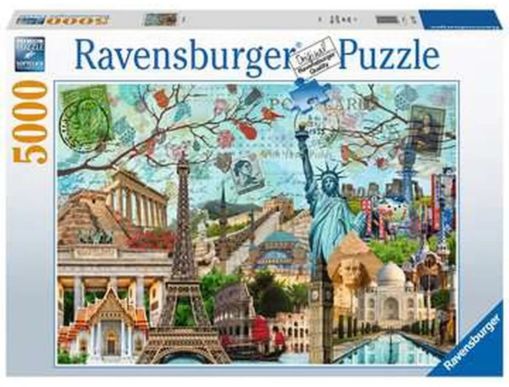 Пъзел Ravensburger 17118 Big Cities Collage 5000 Части