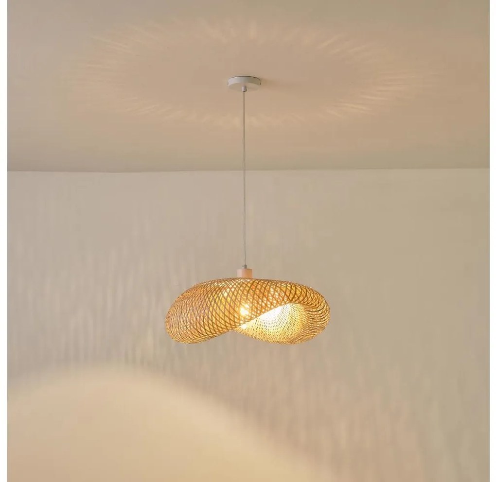 Пендел CALYPSO 1xE27/15W/230V бамбук