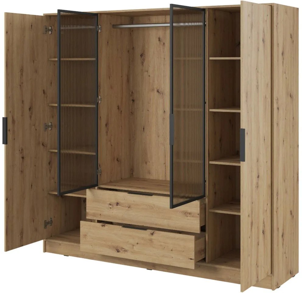 Гардероб Nelly II 4-врати-Fusiko