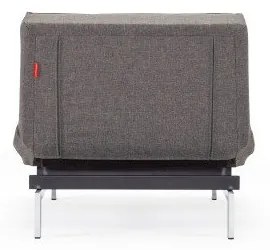 Тъмносив сгъваем фотьойл с метална основа Flashtex Dark Grey Splitback - Innovation