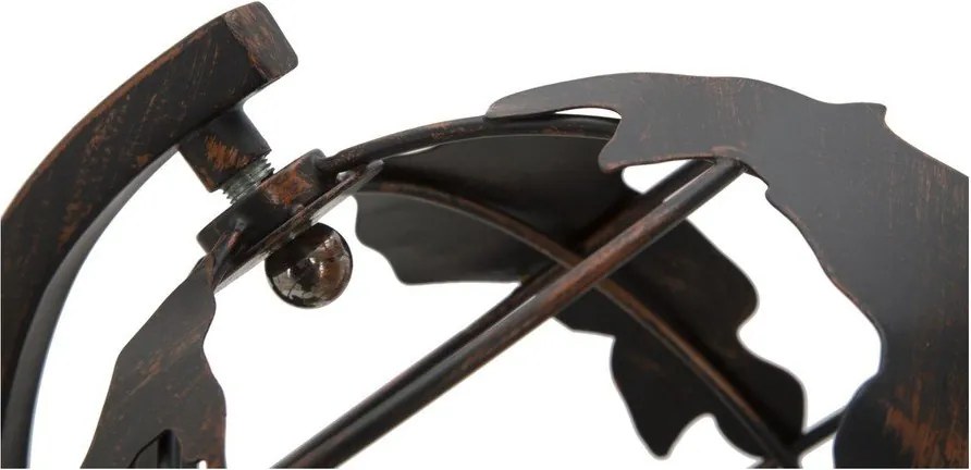 Черна настолна лампа с метален абажур (височина 40 cm) World Industry – Mauro Ferretti