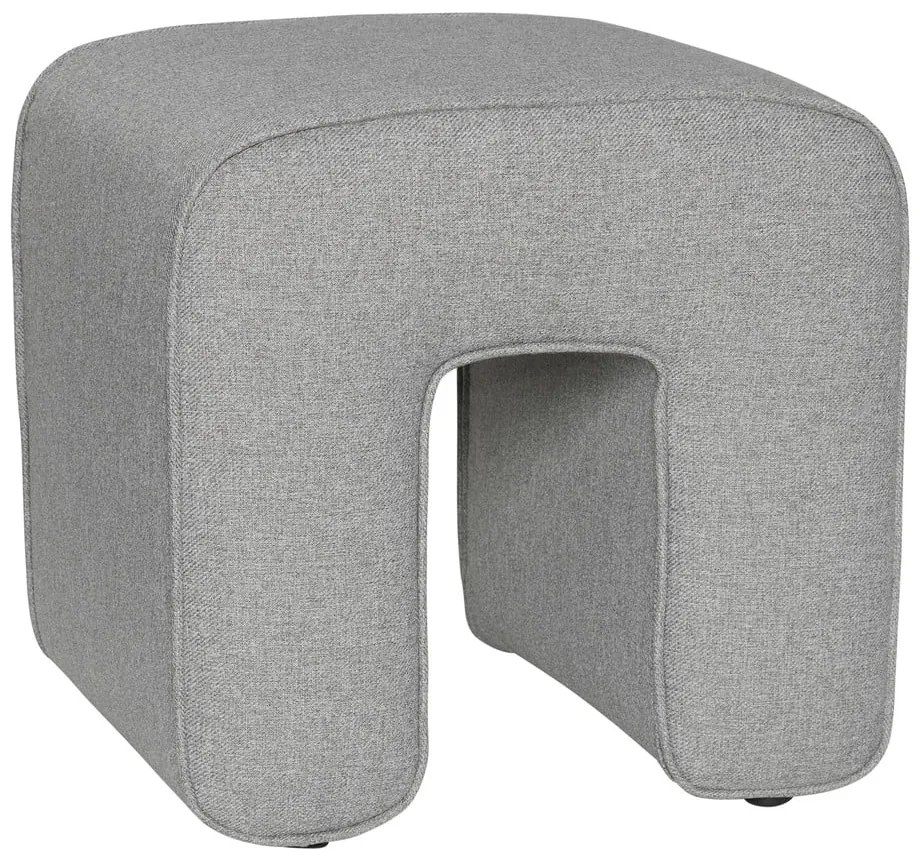 Сива табуретка Sculpture – Hübsch