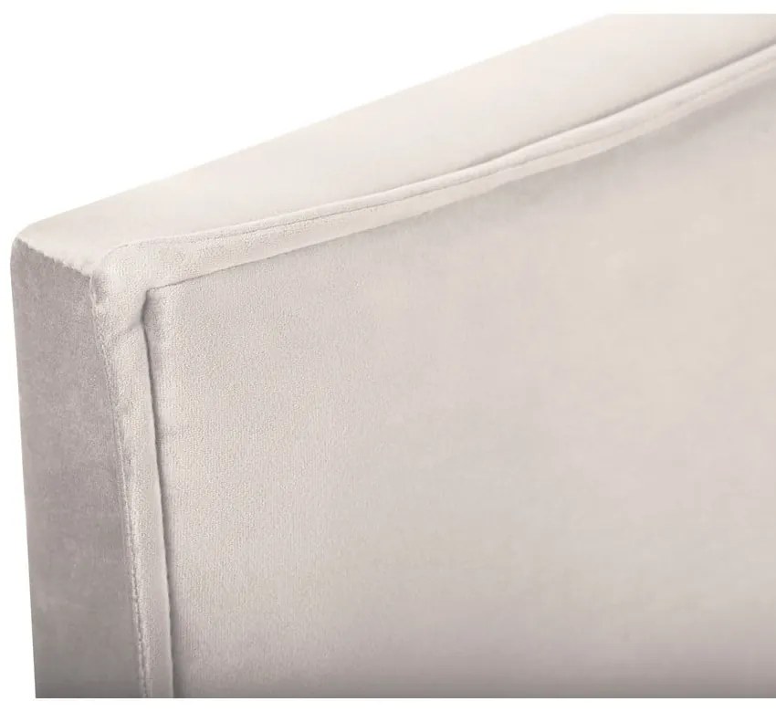 Кремава табла за легло 140x120 cm Natalia – Milo Casa