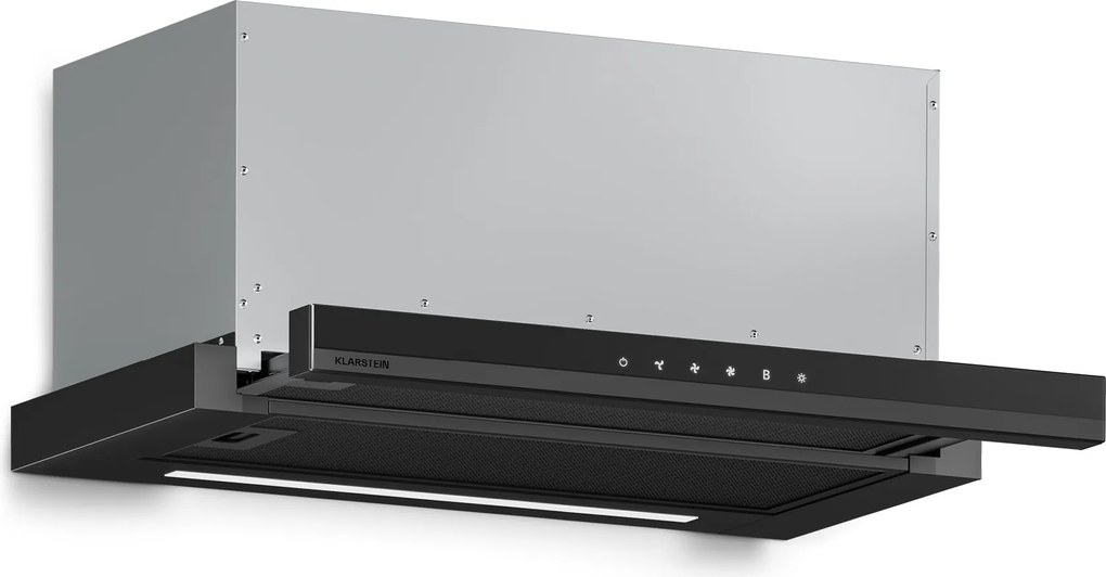 Klarstein Velaire телескопичен абсорбатор 60 см, Елегантен, минималистичне, мощен, EEC A++, 896 м³/ч