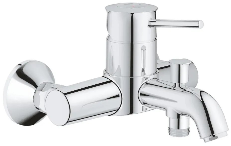 GROHE 32865000 - Смесител за вана BAUCLASSIC DN 15, хром с висок блясък