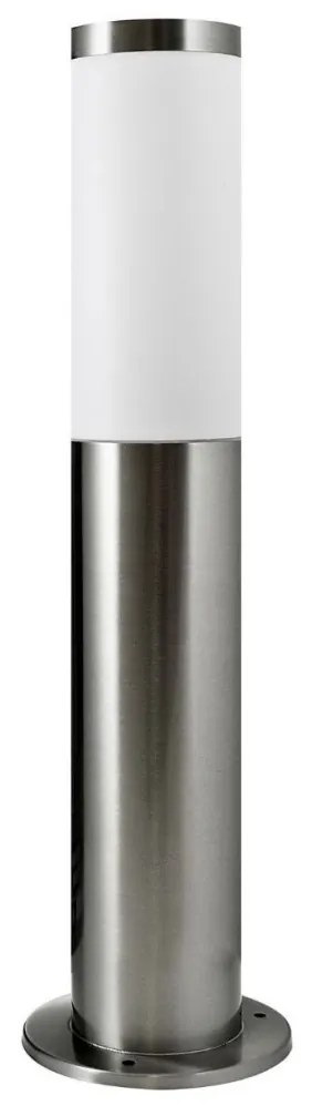 LED RGBW димируема външна лампа LIVIA 1xE27/6,5W/230V 45 см IP44 сребриста