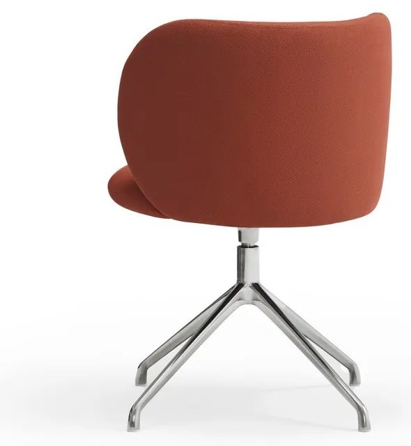 Тапициран трапезен стол в тухлен цвят Mogi – Teulat