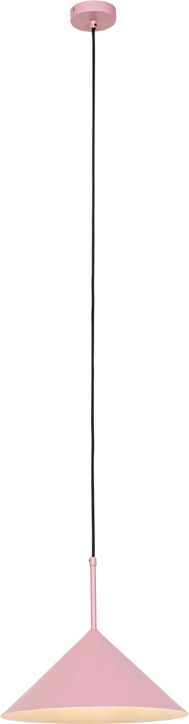Дизайнерска висяща лампа розов триъгълник - Triangolo