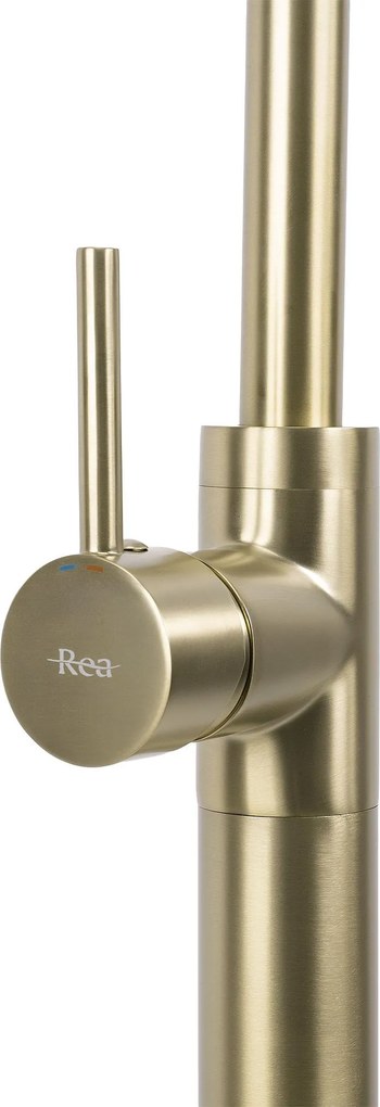 кран за мивка Rea Lungo Brush Gold