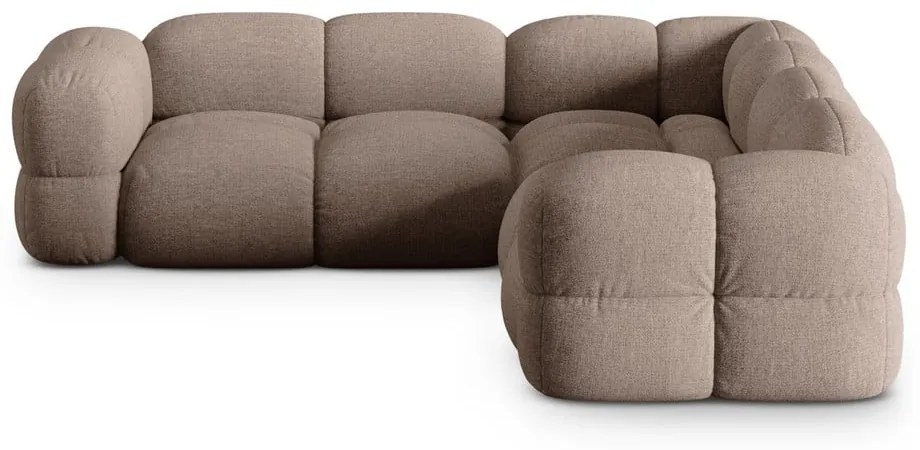Кафяв ъглов диван Loretto – Cosmopolitan Design