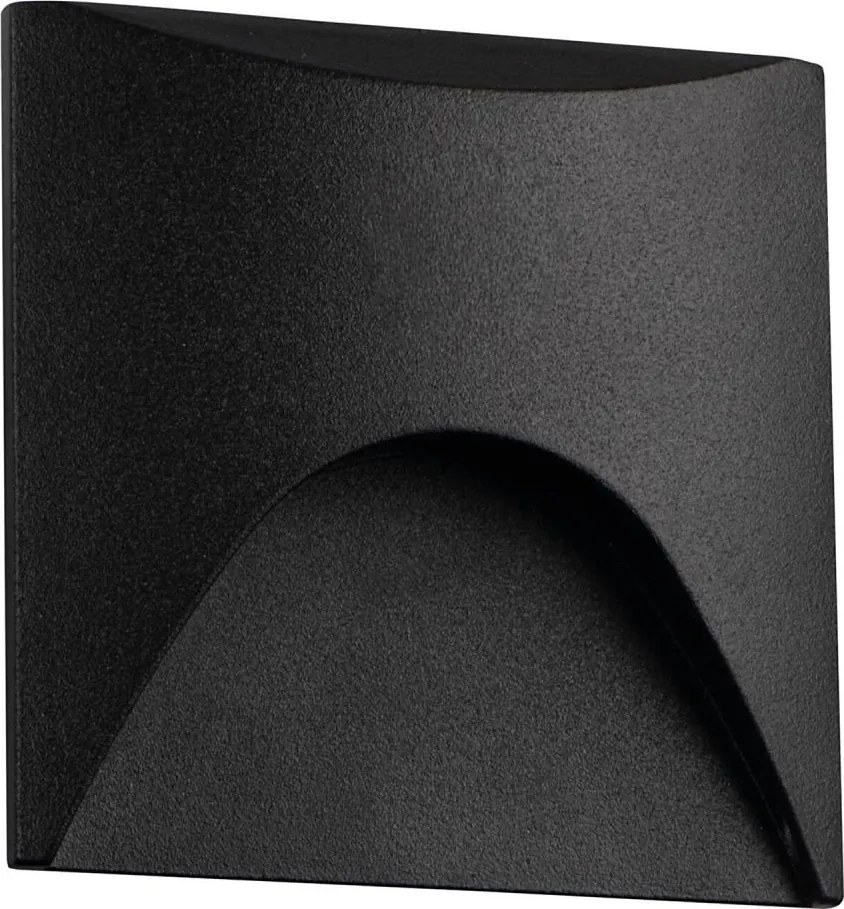 Kanlux 39127 - LED стълбищно осветително тяло EXIN LED/2,5W/230V 3000K IP65 черно hr.