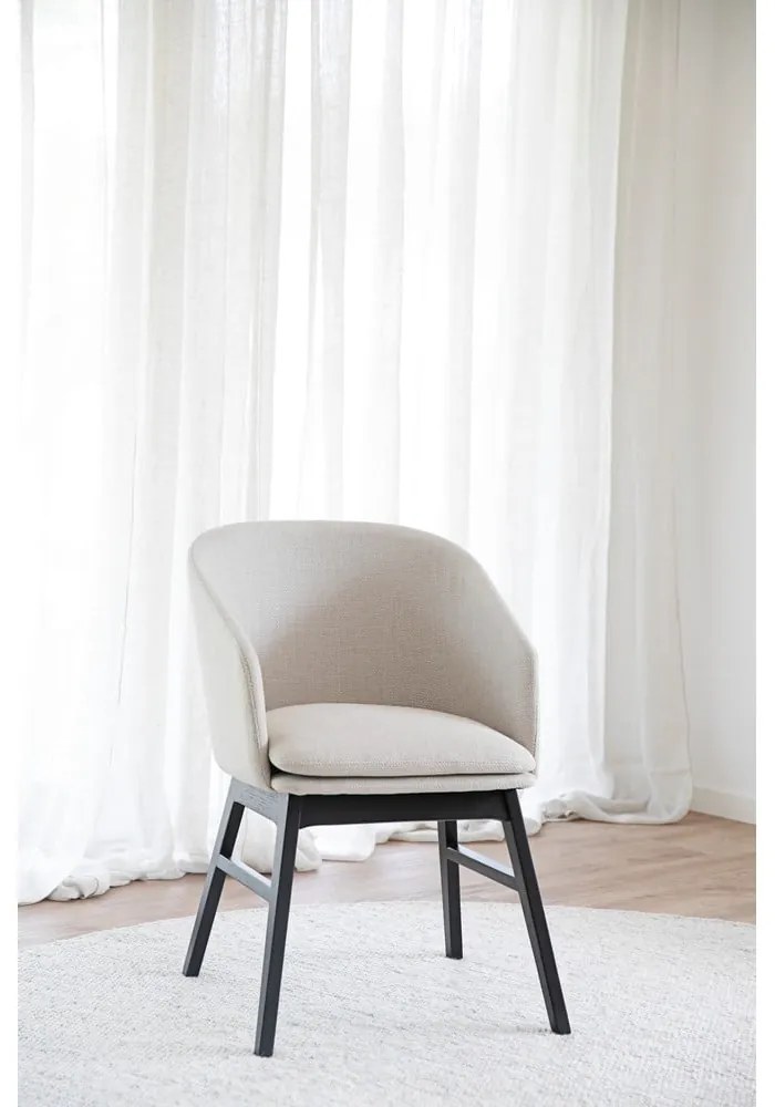 Бежови тапицирани трапезни столове в комплект 2 бр. Windham – Rowico