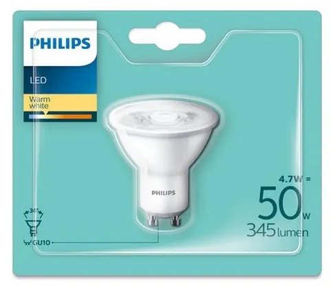 LED Крушка Philips GU10/4,7W/230V 2700K