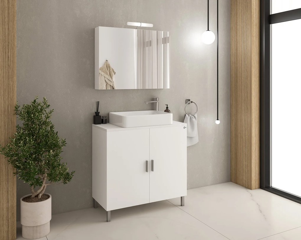 Комплект за баня Drop Roma 80 II-White