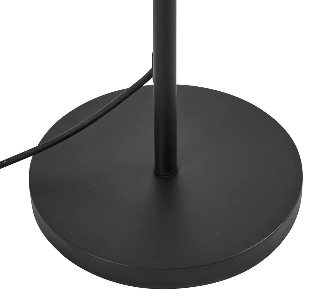 Външна подова лампа черна със зелен въжен абажур IP44 - Virginia Jayla