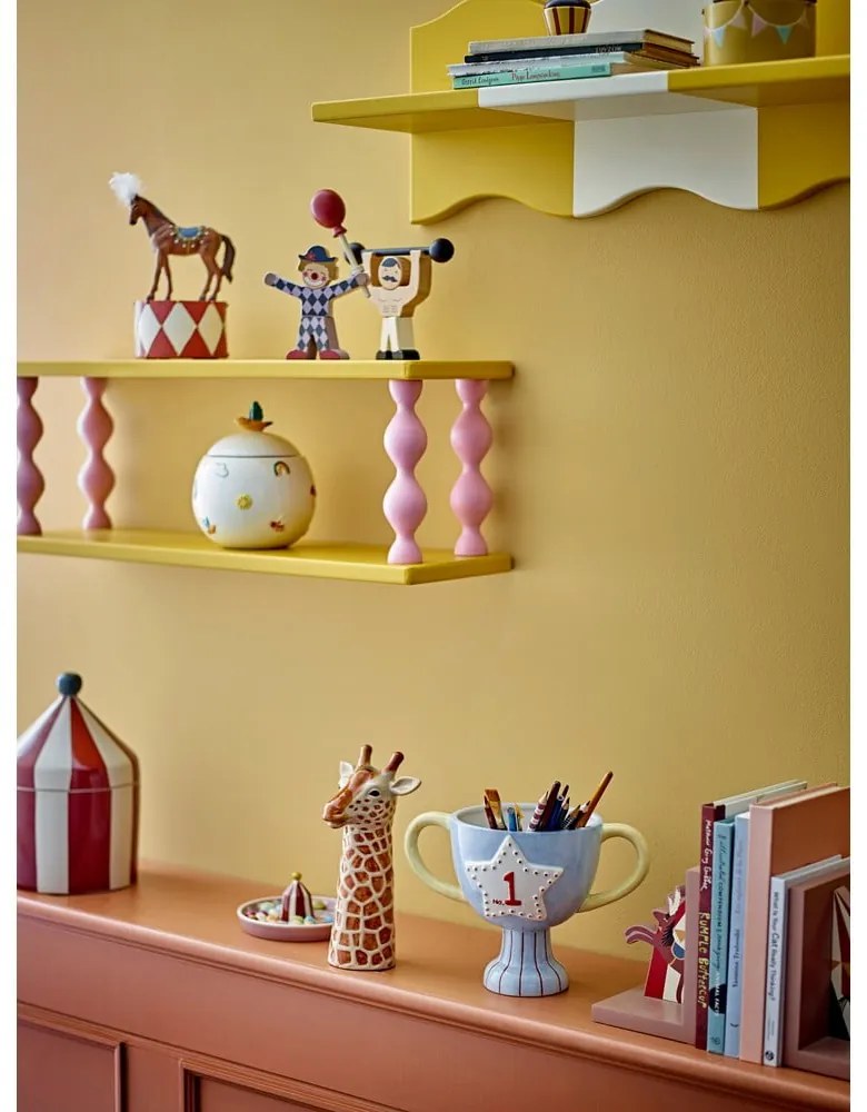 Жълт на няколко нива детски рафт 60 cm Bibiola – Bloomingville Mini