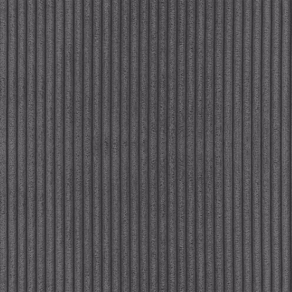 Тъмносив ъглов диван от рипсено кадифе (десен ъгъл) Merid – Ropez