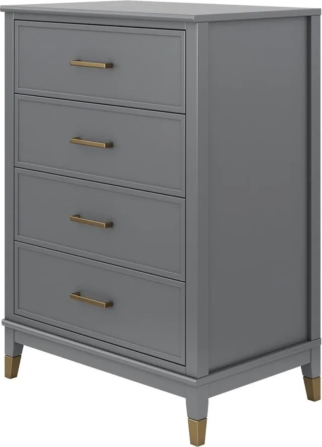 Сив скрин , 75 x 106 cm Westerleigh - CosmoLiving by Cosmopolitan