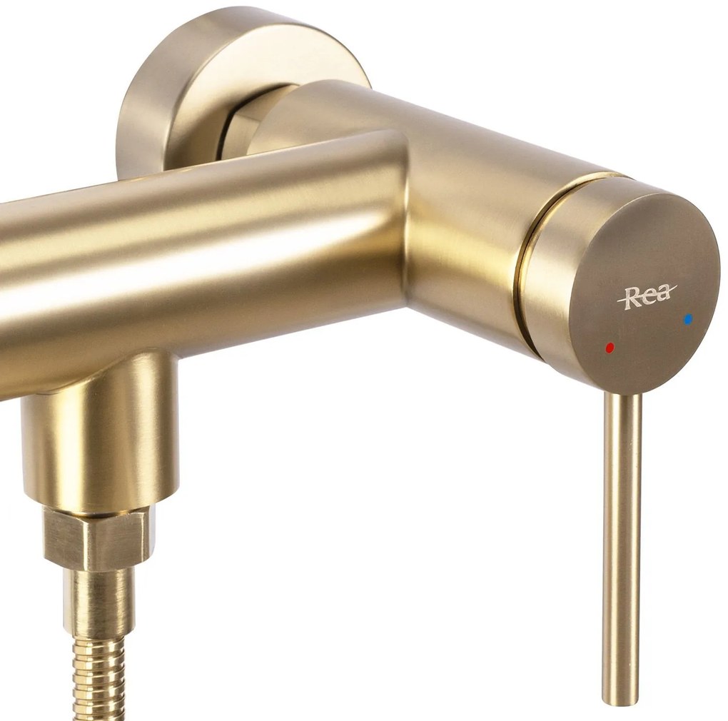 Смесител за душ FOSS Brush Gold