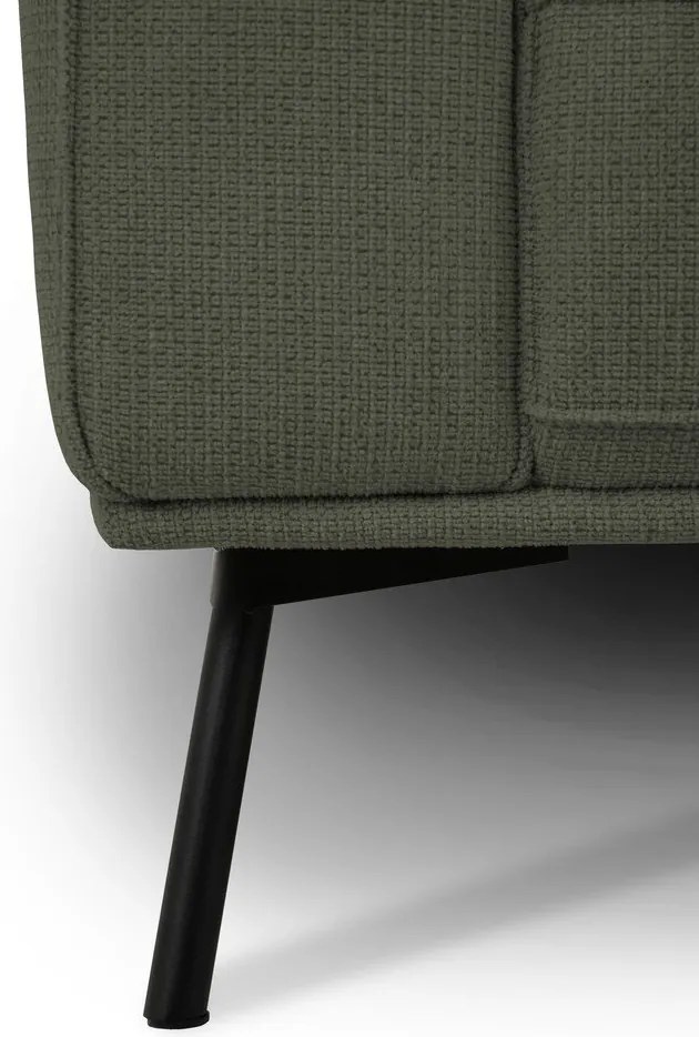 Тъмнозелен шенилов ъглов диван (десен ъгъл/L форма) Amsterdam – Scandic