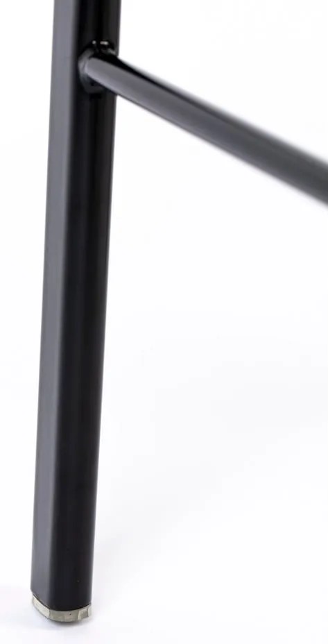 Черен/светлорозов бар стол 94 cm Spike - Zuiver