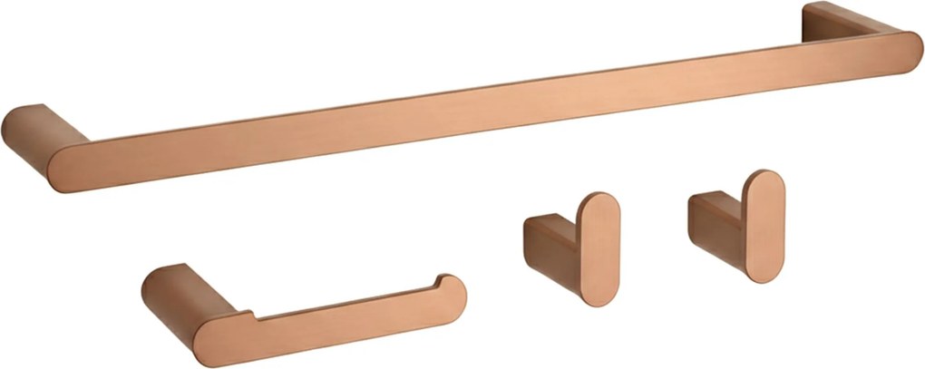 Комплект аксесоари за баня Mati Brush Copper 4 части