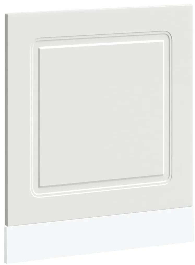 853657 vidaXL Панел за съдомиялна машина, Kalmar, бял, инженерно дърво