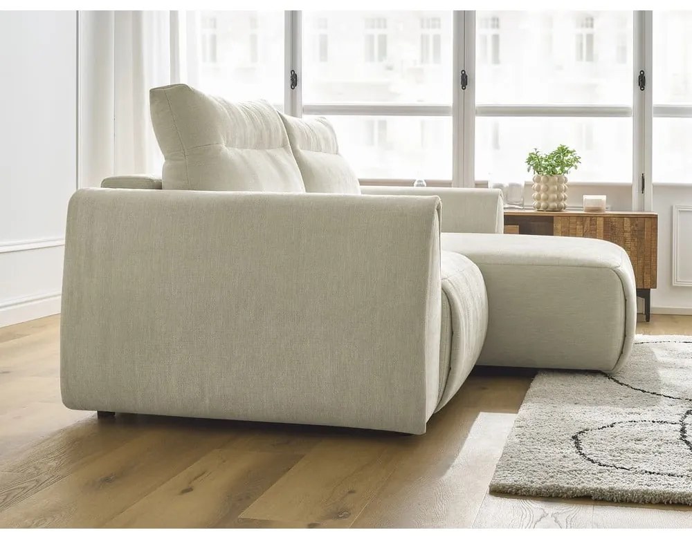 Бежов ъглов диван Aden – Bobochic Paris