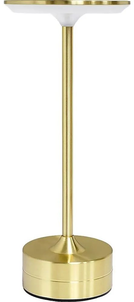 LED акумулаторна настолна лампа със сензорно управление TAVOLO LED/2,5W/5V 2400 mAh 3000-6000K златна
