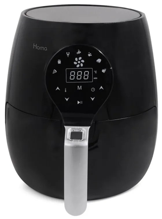 Еър Фрайър Homa HF-353D, фритюрник с горещ въздух, 3.5L, черен