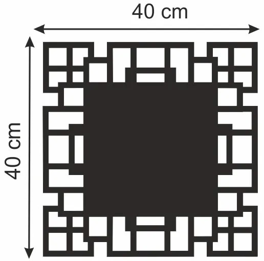 Самозалепващи се квадратни огледала лабиринт