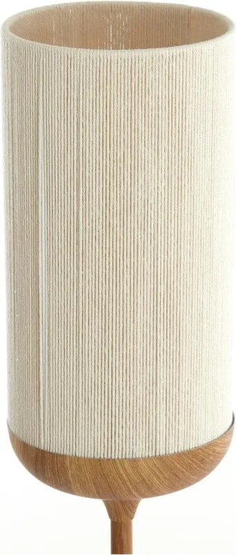 Подова лампа в естествен цвят с текстилен абажур (височина 159 cm) Dania – Light &amp; Living