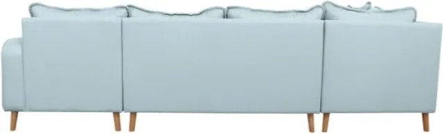 Светлосин ъглов диван (десен ъгъл) Beata - Ropez