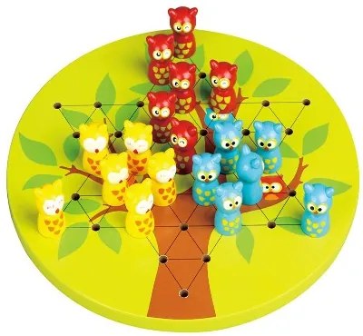 Lelin Toys - Дървена игра с бухалчета - Китайска дама