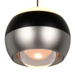 LED висящо осветително тяло в черен и сребрист цвят ø 15,5 cm Orbit – Trio Select
