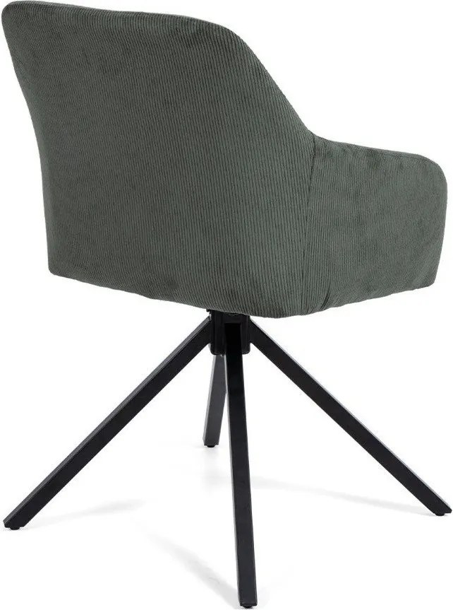 Зелен тапициран трапезен стол Lunio – Bonami Essentials